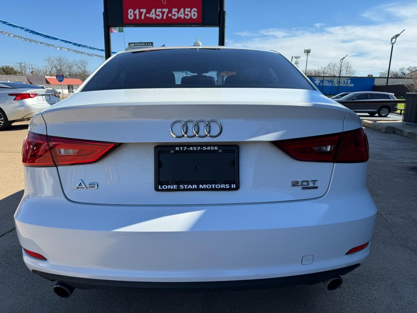 2015 WHITE AUDI A3 PREMIUM PLUS (WAUEFGFF2F1) , located at 5900 E. Lancaster Ave., Fort Worth, TX, 76112, (817) 457-5456, 0.000000, 0.000000 - Photo#4